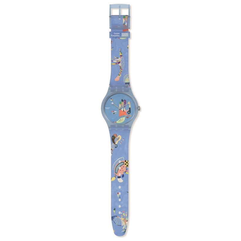Montre Swatch Swatch x Centre Pompidou Blue Sky, by Vassily Kandinsky