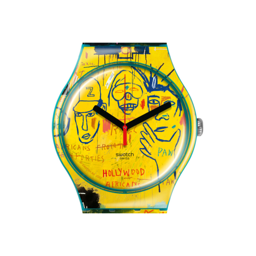 Montre Swatch Art Journey Hollywood Africans By JM Basquiat