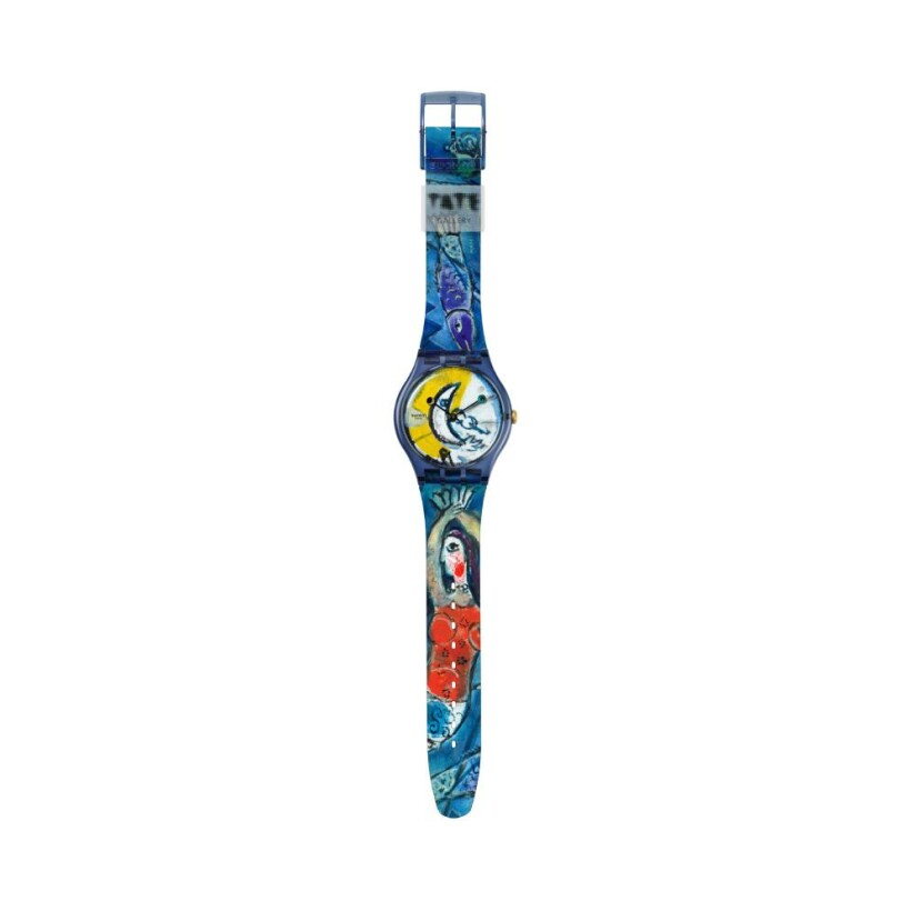 Montre Swatch Art Journey Chagall'S Blue Circus SUOZ365