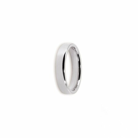 Alliance Superbe en or blanc, 4mm