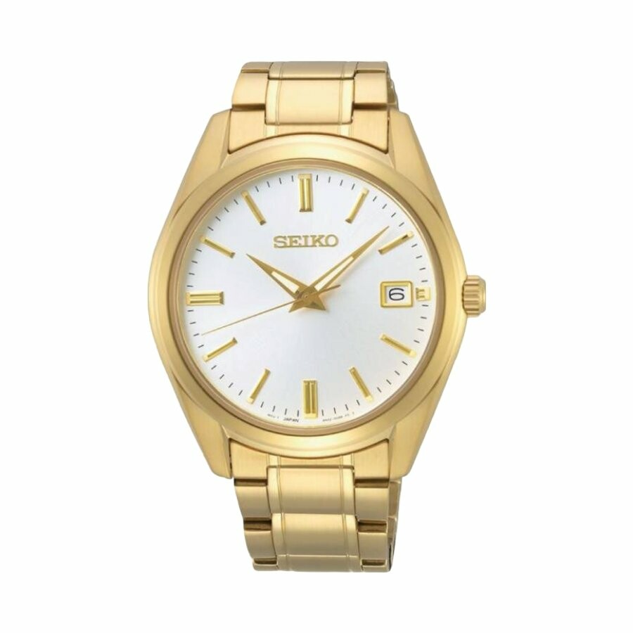 Seiko Classique golden steel Quartz watch