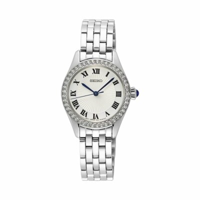 Montre Seiko Classique Swarovski Quartz 3 aiguilles