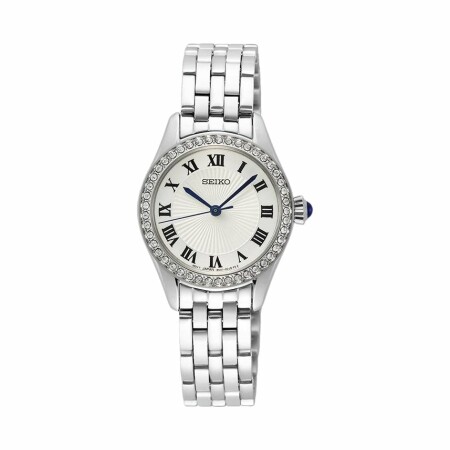 Montre Seiko Classique Swarovski Quartz 3 aiguilles