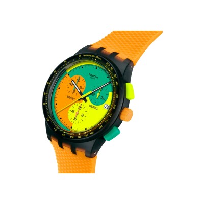 Montre Swatch Neon Signal Flag