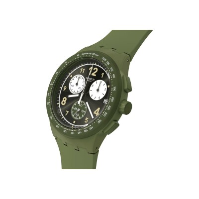 Montre Swatch The november collection Nothing basic about green