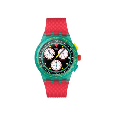 Montre Swatch Neon Emerald Chrono