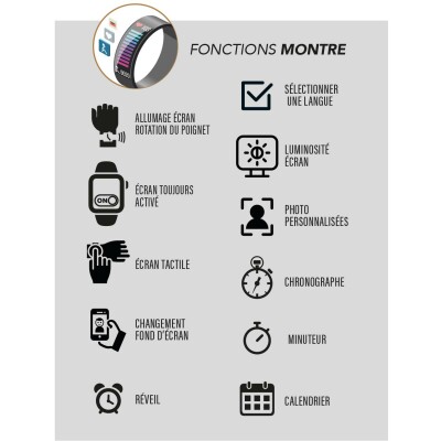 Montre Smarty 2.0 POWERFUL AMOLED SW071D