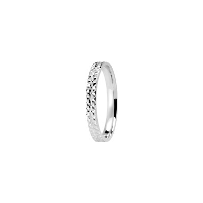Alliance en or blanc, 2.5mm