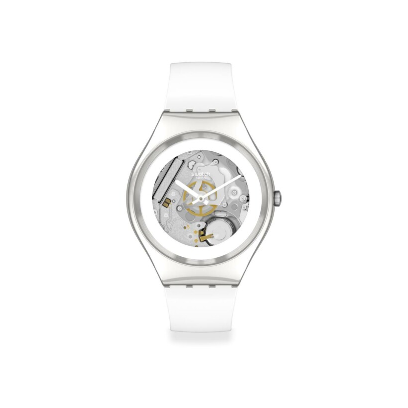 Montre Swatch The January Collection Pure White Irony