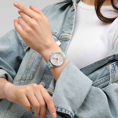 Montre Swatch Skin Irony Beach Hour