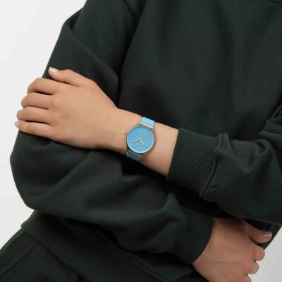 Montre Swatch Skin Irony Iridescently Blue
