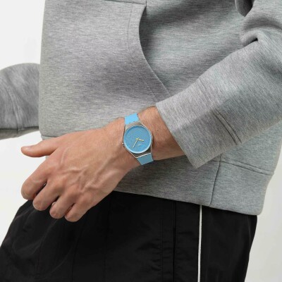 Montre Swatch Skin Irony Iridescently Blue