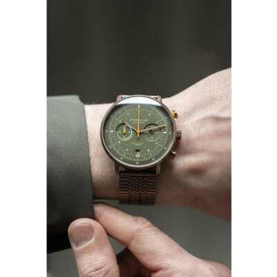 Montre Sternglas Hamburg Chrono S01-HC35-ME10