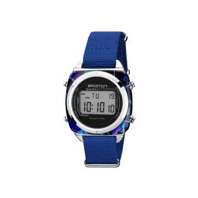 Montre Briston Streamliner Digital Swing bleu 221337.SA.SB.42.NEB