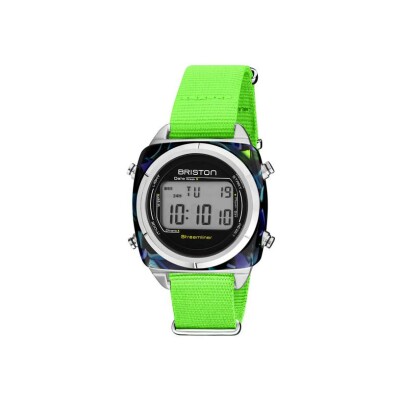 Montre Briston Streamliner Digital Swing vert 221337.SA.SG.40.NGG