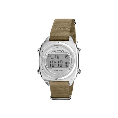 Montre Briston Streamliner Digital 221337.S.DG.2.NBZ