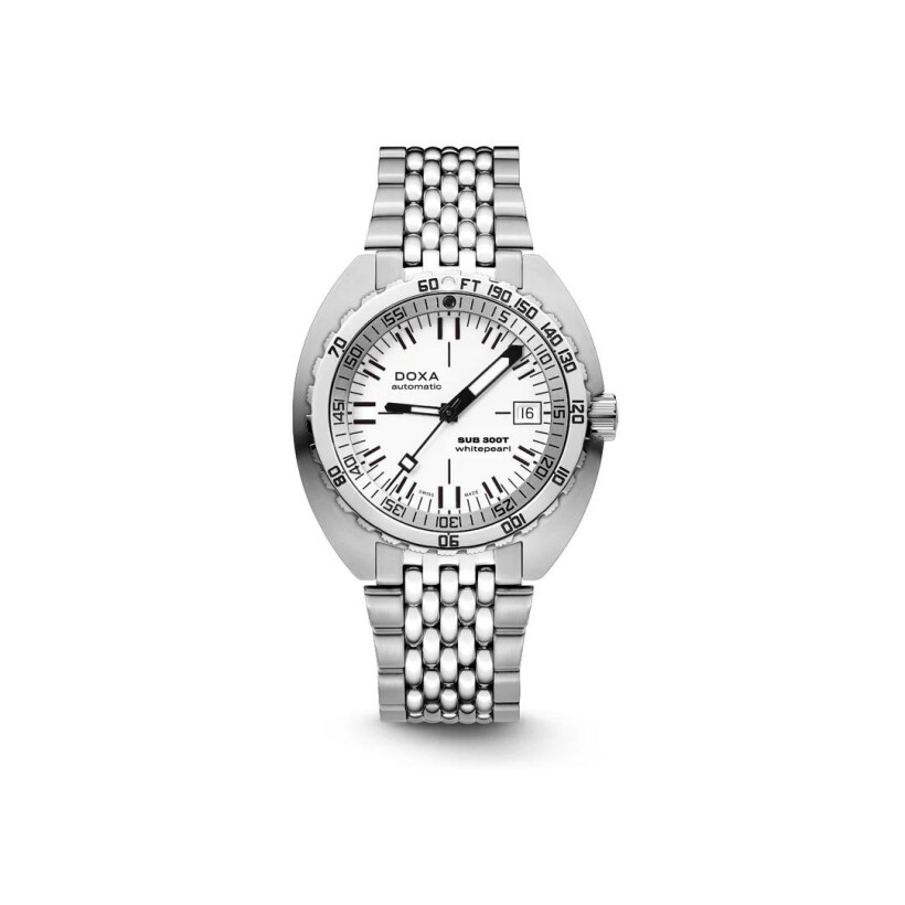 Montre Doxa Sub 300T Whitepearl