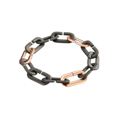 Bracelet Vhernier Mon Jeu en or rose et titane