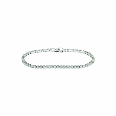 Bracelet tennis Recarlo Anniversary en or blanc et diamants