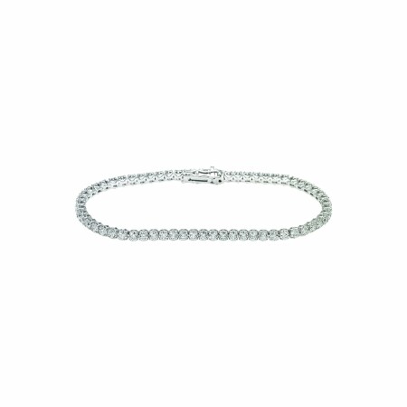 Bracelet tennis Recarlo Anniversary en or blanc et diamants