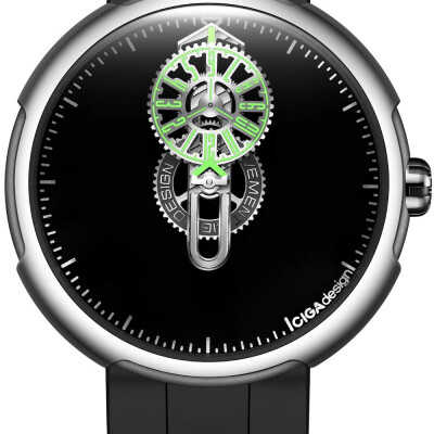 Montre CIGA Design Time Cipher Automatic Wandering Hour Time CipherT021-SISI-6B