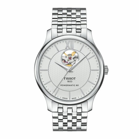 Montre Tissot T-Classic Tradition Powermatic 80 Open Heart