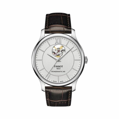 Montre Tissot T-Classic Tradition Powermatic 80 Open Heart