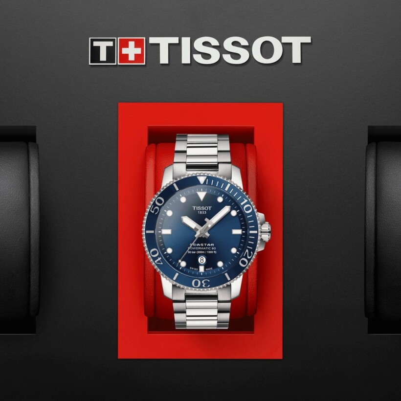 Montre Tissot T-Sport Seastar 1000 Powermatic 80 T1204071104103