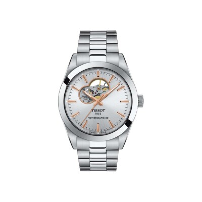 Tissot T-Classic Gentleman Powermatic 80 Open Heart watch