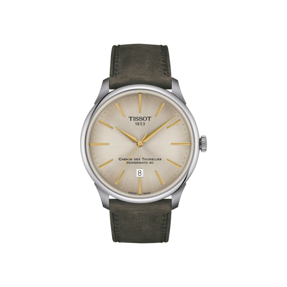 Tissot T-Classic Chemin Des Tourelles Powermatic 80 watch
