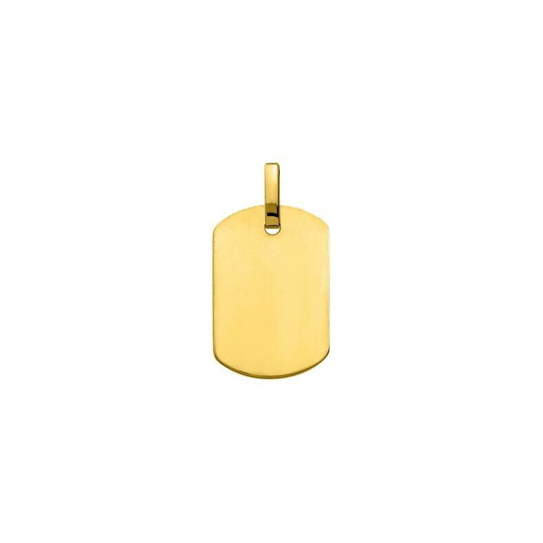 Médaille tonneau grand modèle en or jaune