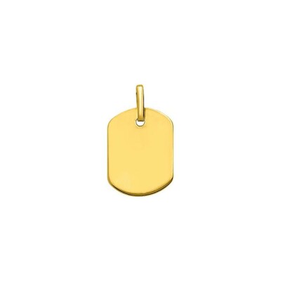 Médaille tonneau petit modèle en or jaune