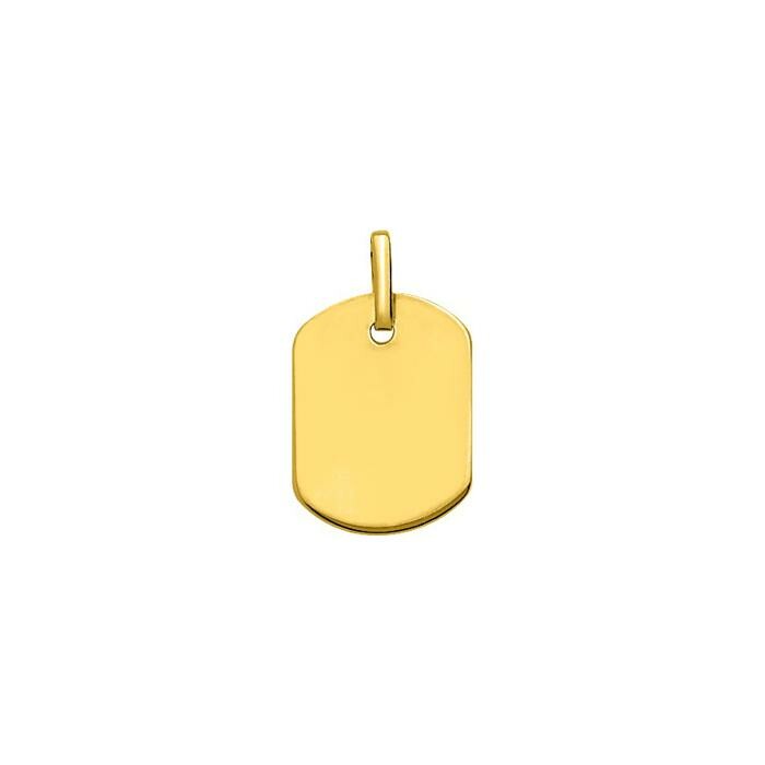 Médaille tonneau petit modèle en or jaune