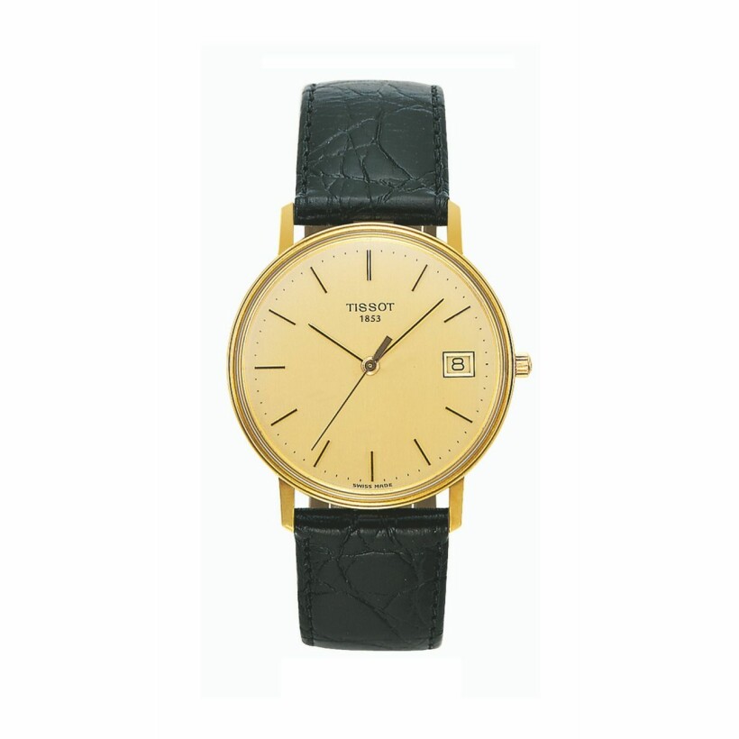 Tissot T-Gold Goldrun Hesalite 18K Gold watch