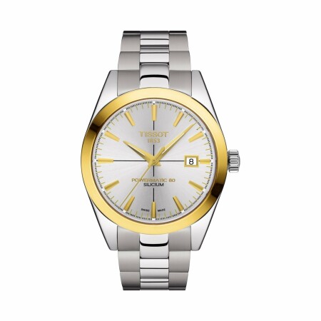 Montre Tissot T-Gold Gentleman Powermatic 80 Silicium Solid 18K Gold bezel