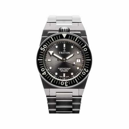 Montre Triton Subphotique Classique Pearl Grey TR-01