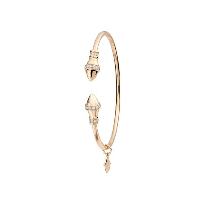 Tazzarine bracelet, pink gold and diamonds