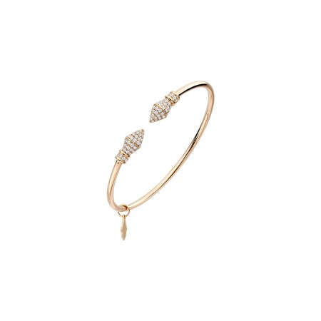 Tazzarine bracelet, pink gold and diamonds