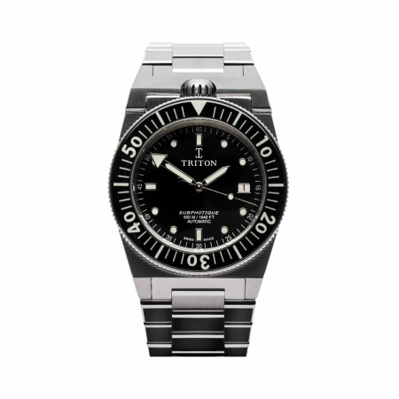 Montre Triton Subphotique Classique Classic Black TR-01