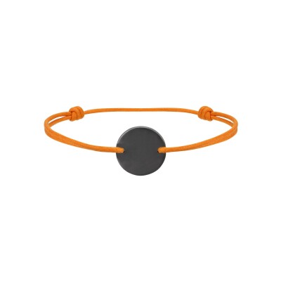 Bracelet sur cordon L'Atelier du Tantale 1K Gun en tantale