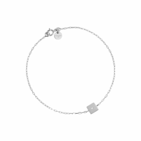 Bracelet en or blanc