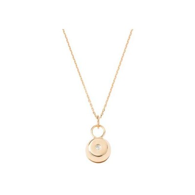 Pendentif Aurélie Bidermann Télemaque en or jaune et diamant