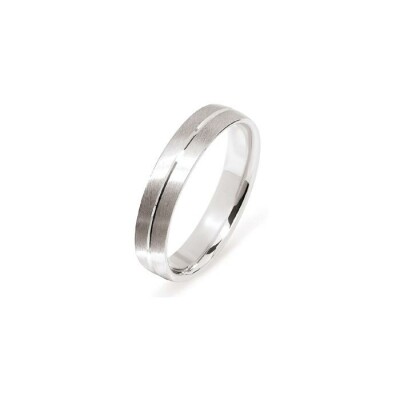 Alliance Terrana en or blanc, 4.5mm