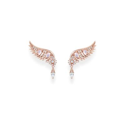 Puces d'oreilles Thomas Sabo Sterling Silver en argent doré rose