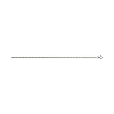 Collier argent rhodié pastilles lisses et lapidées 40+4cm