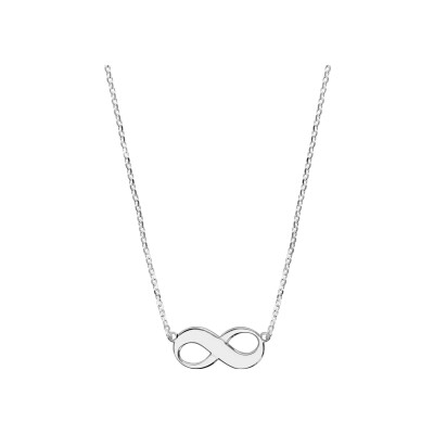 Collier argent motif infini à graver 42+3cm