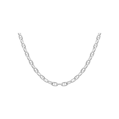 Collier argent maille marine 50cm