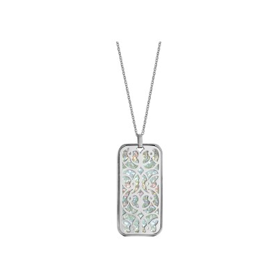 Chaîne cheville argent rhodié motif etoile oxydes blancs sertis 23+2cm