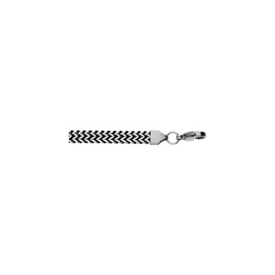 Bracelet acier maille 19+3cm
