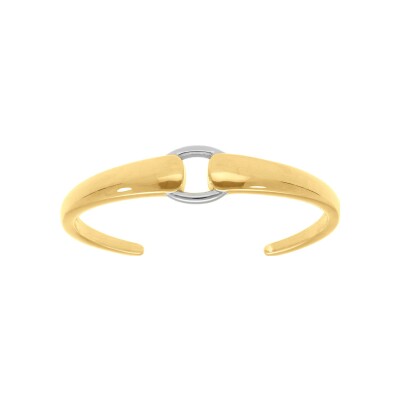 Bracelet acier bicolore rigide 60x50mm